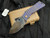 Medford TFF-1 Folder Bead Blast/Violet and Brushed Bronze "Gator Belly" Titanium Body w/ Bronzed Hardware, Violet/Bronzed Pocket Clip, and S35VN Plain Edge Vulcan Blade (4")
