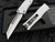 Microtech Storm trooper Combat Troodon Set Hellhound and warhound Blade and Matching Serial Numbers (3.8”) 219-10SETSTDS