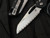 Microtech MSI S/E Folder Black Tri-Grip Injection Molded Body w/ M390MK Stonewashed Full Serrated Blade (3.75") 210T-12IMBK