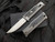 Reate Exo-M Gravity Knife Titanium Black Micarta Inlaid Body w/ Elmax Satin Drop Point  Plain Blade (2.95”)
