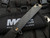 Medford M-48 Folder Black Aluminum/PVD Ti Body w/ Bronzed Hardware, PVD Clip and S45VN PVD Plain Edge Blade (3.9")