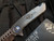 PRE-OWNED Marfione Custom Warhound Flipper Deep Engraved Stonewashed Titanium Body w/ Stonewashed Plain Edge Blade (3.75")