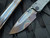 Medford Knives Marauder-H Folder Beadblast Cement "Lightning" Body w/ PVD Hardware, Flamed Clip, and S35VN Vulcan Drop Point Blade (3.75")