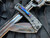 Medford Marauder-H Folder Beadblast Cement "Lightning" Body w/ PVD Hardware, Flamed Clip, and S35VN Vulcan Drop Point Blade (3.75")