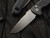 Pro-Tech Rockeye Auto Folder Textured Black Aluminum Body w/ CPM-D2 Smoky Grey DLC Plain Edge Blade (3.4") LG325-D2