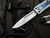 Microtech UTX-85 S/E Clone Trooper Edition White/Blue Aluminum Body w/ White/Blue Plain Edge Blade (3.1") 231-1CO