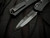 Microtech Glykon DLC Shadow Titanium and Aluminum Body w/ DLC Shadow Plain Edge Blade (3.75") 184-1DLCTSH