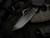 Microtech Combat Troodon T/E Delta Black Frag Body w/ Black DLC Shadow Plain Edge Blade (3.8") 144-1CT-DSH