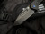 Medford Swift FL Flipper Black Aluminum Body w/ Blue Hardware and S45VN Black PVD Tanto Blade (3.3")