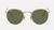 Ray-Ban Round Flat Sunglasses Gold Frame, G-15 Green Lenses RB3447N 001