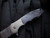 Chris W Smith/ John W Smith Custom Folder Bronzed Titanium Body w/ Carbon Fiber Scales and Hand Rubbed Satin Plain Edge Blade (4") Pivot Option #2
