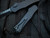 Heretic Knives Hydra T/E Black Aluminum Body w/ DLC Black Plain Edge Blade (3.6") H006-6A-T