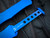 Heretic Knives Hydra T/E Blue Aluminum Body w/ DLC Black Plain Edge Blade (3.6") H006-6A-BLU