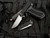 Pro-Tech Knives Mordax Flipper Black Aluminum Honeycomb Body w/ Magancut Stonewashed Plain Edge Blade (3.5") MX105