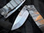 Medford Knives USMC Fighter Flipper Tumbled Titanium Body w/ Standard Hardware and an S45Vn Tumbled Plain Edge Blade (4.25")