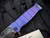 Medford Knives USMC Fighter Flipper Bead Blast Violet Titanium Body w/ Flamed Hardware and an S45Vn Tumbled Plain Edge Blade (4.25")