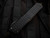 Microtech Combat Troodon Delta Shadow D/E Shadow Black Delta Pattern Aluminum Body w/ DLC Fluted Plain Edge Blade (3.8") 142-1CT-DSH