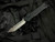 Heretic Knives Hydra T/E Black Aluminum Body w/ Stonewashed Plain Edge Blade (3.6") H006-2A