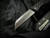 Heretic Knives Jinn Slipjoint Folder Carbon Fiber Body w/ Stonewashed Partially Serrated Blade (3") H013-2B-CF