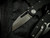 Demko AD20.5SC SharkCub Sharklock SharkFoot Folder Black Aluminum Body w/ 20CV Stonewashed Plain Edge Blade (2")