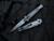 Kershaw Launch 8 Auto Folder Stiletto Gray Aluminum Body w/ Carbon Fiber Inlays and Stonewashed Plain Edge Blade (3.5") 7150