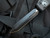 CONSIGNMENT Microtech Ultratech Spartan Black Tactical Aluminum Body w/ Black Plain Edge Blade (3.4") 223-1T