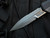 CONSIGNMENT Microtech Glykon Black/Apocalyptic Aluminum/Titanium Body w/ Full Serrated Apocalyptic Blade (3.75") 184-12AP