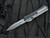 CONSIGNMENT Microtech Glykon Black/Apocalyptic Aluminum/Titanium Body w/ Full Serrated Apocalyptic Blade (3.75") 184-12AP