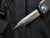 CONSIGNMENT Microtech Hera D/E Black Aluminum Body w/ Bronzed Full Serrated Blade (3.08") 702-15