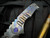 Medford Knives Praetorian Genesis T Folder Tumbled Deep Cut "Laurel Leaf Filigree" Lasered Titanium Body w/ Violet Hardware/Clip and S35VN Tumbled Drop Point Blade (3.3")
