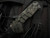 Medford Knives Praetorian Genesis T Folder PVD Black "Ghosted Stacked Skulls" Titanium Body w/ PVD Black Hardware/Clip and S45VN DLC Drop Point Plain Edge Blade (3.3")