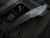 Medford Knives Slim Midi Folder PVD Black "Bronze Flag" Engraved Titanium Body w/ PVD Black Hardware/Clip and S45VN DLC Drop Point Plain Edge Blade (3.25")
