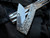 Medford Knives Slim Midi Tumbled "Peaks and Valleys" Titanium Body w/ S45VN Tumbled Tanto Plain Edge Blade (3.25")