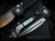 Microtech Knives Gen III LUDT Auto Folder Black Aluminum Body w/ M390MK Stonewashed Plain Edge Blade (3.5") 1135-10