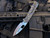 Medford Knives Infraction Folder Beadblast Gray/Bronzed "Birds Of Paradise" Titanium Body w/ Bronzed Hardware/Clip and S45VN Tumbled Plain Edge Blade (3.625")