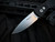 Pro-Tech Knives TR-2 Black Semi Textured Aluminum Body w/ Deep Carry Pocket Clip and Magnacut Stonewashed Plain Edge Blade (3.1") T201