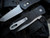 Pro-Tech Knives Emerson CQC7 Auto Folder Black Jigged Texture Aluminum Body w/ 154-CM Beadblasted Chisel Tanto Plain Edge Blade (3.25") E7T05