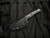 WelMade Brawler Fixed Blade Black Micarta Handles w/ Bronzed Titanium Hardware and 154CM Stonewashed Plain Edge Blade (3")