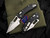 Microtech RAM-LOK Stitch Folder Fluted Black Aluminum Body w/ Stonewashed Partially Serrated Blade (3.75") 169RL-11FL