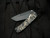 Medford Knives Slim Midi Folder DLC "Ghost Laurel Leaf Filligree" Titanium Body w/ Flamed Hardware/Pocket Clip and S45VN DLC Tanto Edge Blade (3.25")
