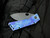 Medford Knives TFF-1 Folder Faced/Flamed "Galaxy" Body w/ Matching Pocket Clip and DLC Springside/S45VN DLC Plain Edge Blade (4")