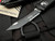 Microtech T/E Black Tactical Aluminum Body w/ Black Tactical Partially Serrated Blade (3.1") 233-2T