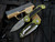 Microtech Knives Gen III LUDT Auto Folder OD Green Aluminum Body w/ M390MK Apocalyptic Plain Edge Blade (3.5") 1135-10APOD
