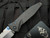 CONSIGNMENT Marfione Custom Warcom Folder Carbon Fiber Body w/ Flamed Titanium Backspacer, Blue Titanium Hardware, and Hand Rubbed Satin Blade (4")