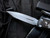 Microtech Knives UTX-85 D/E "Steam Boat Willie" Black Aluminum Body w/ Plain Edge Blade (3.1") 232-1SB
