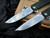 Medford Knives M-48 Flipper OD Green Aluminum/Tumbled Titanium Body w/ Standard Titanium Hardware and Tumbled Plain Edge Blade (3.9")