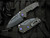 Medford Knives Praetorian T Folder Black/Pen Stripe Titanium Body w/ Violet Hardware DLC Drop Point Blade (3.75")