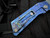 Medford Knives TFF-1 Folder Entropic Anodized "Stained Glass" Sculpted Titanium Body w/ S45VN Tumbled Blade (4")