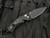 CONSIGNMENT Hogue EX-A05 Auto Folder Black Aluminum Body w/ G-Mascus Inlays and Black. Spearpoint Blade (4") 34539