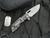 Attention2Detail Mercantile Small Batch MK1 Medium Folder Stonewashed Double Divot Titanium Body w/ Magnacut Blasted Drop Point